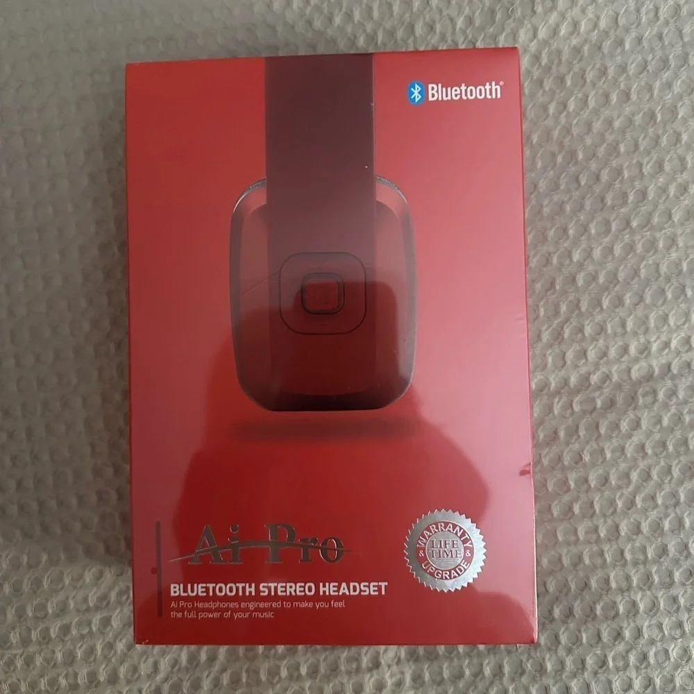 Ai Pro Red Bluetooth Stereo Headset